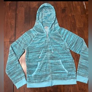 Juicy Couture Women's Full Zip Velour Track Jacket size Large